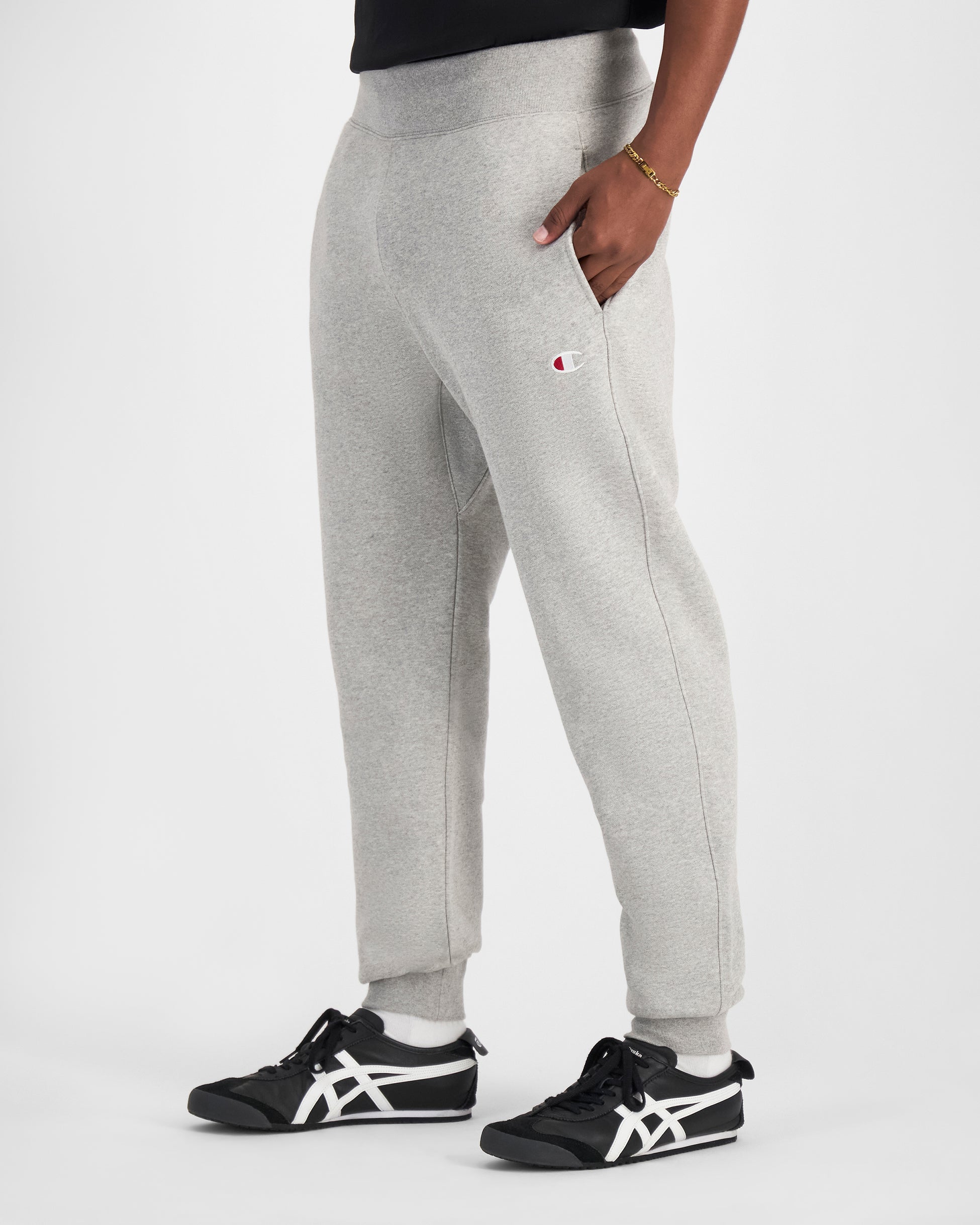 Champion Men's Reserve Weave Grey Trackpants