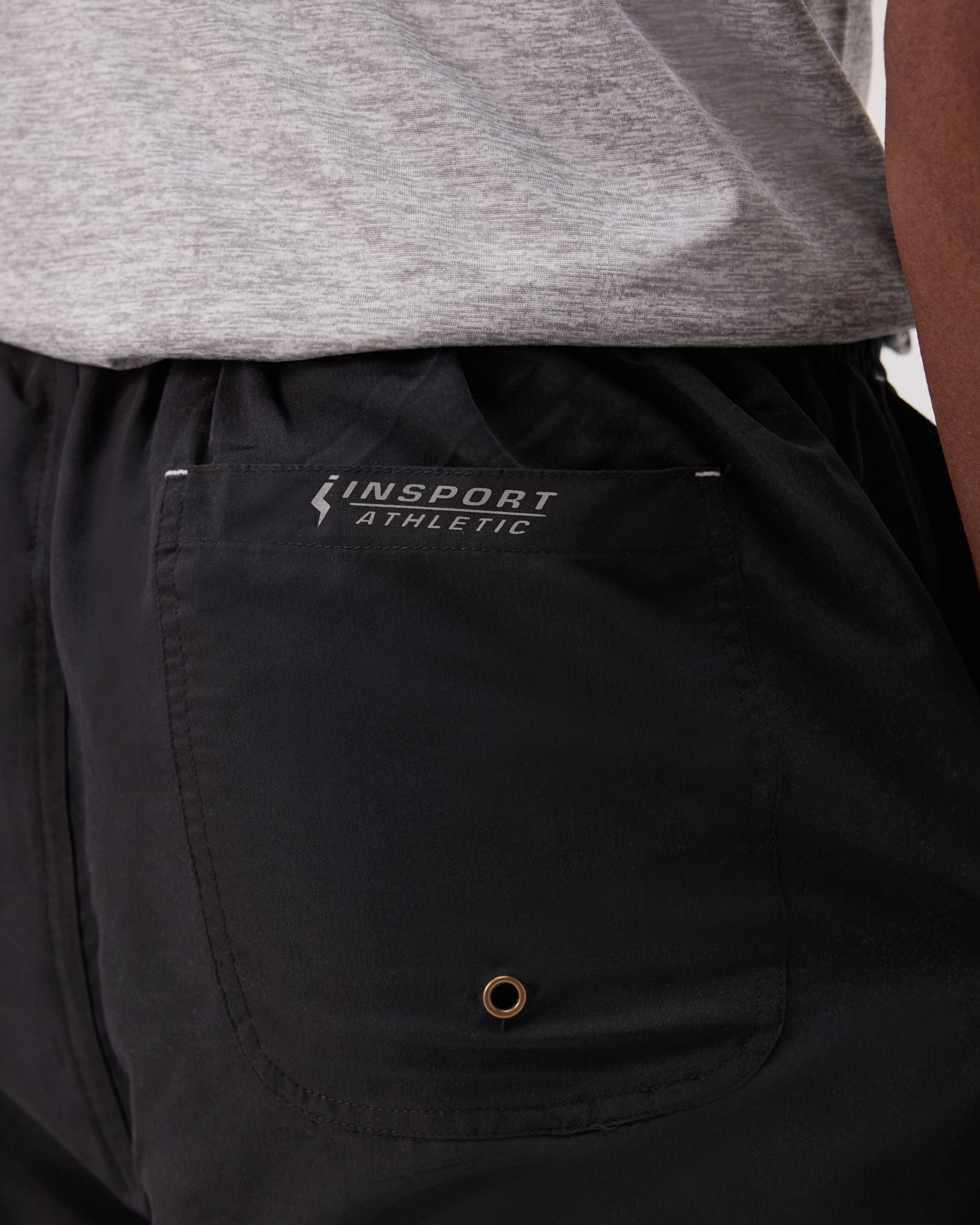 Insport Men's Miami Black Running Shorts