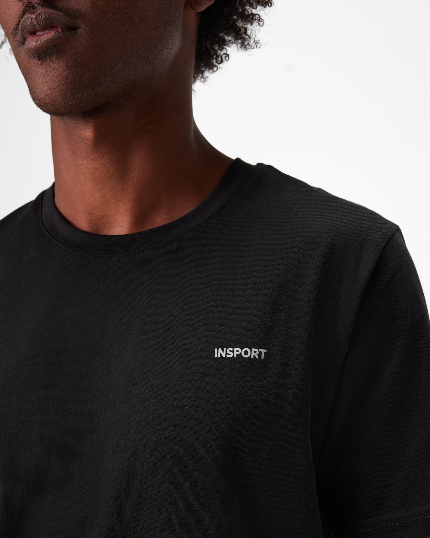 Insport Men's Classic Black Tee