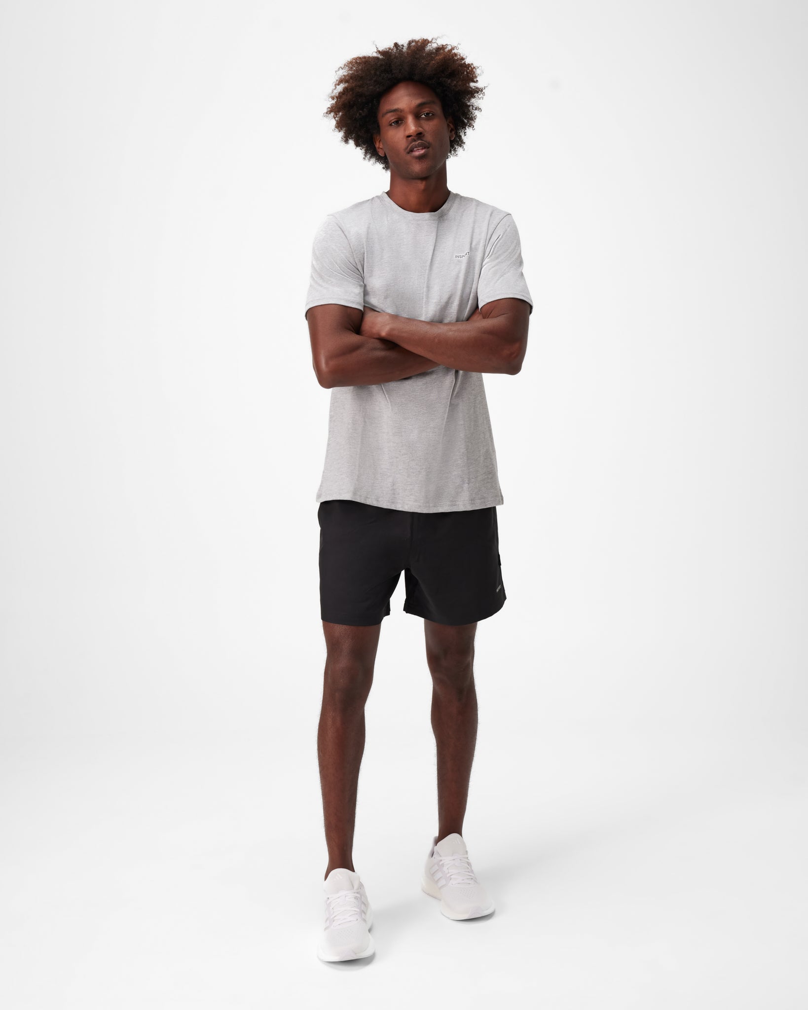 Insport Men's Active Black Shorts