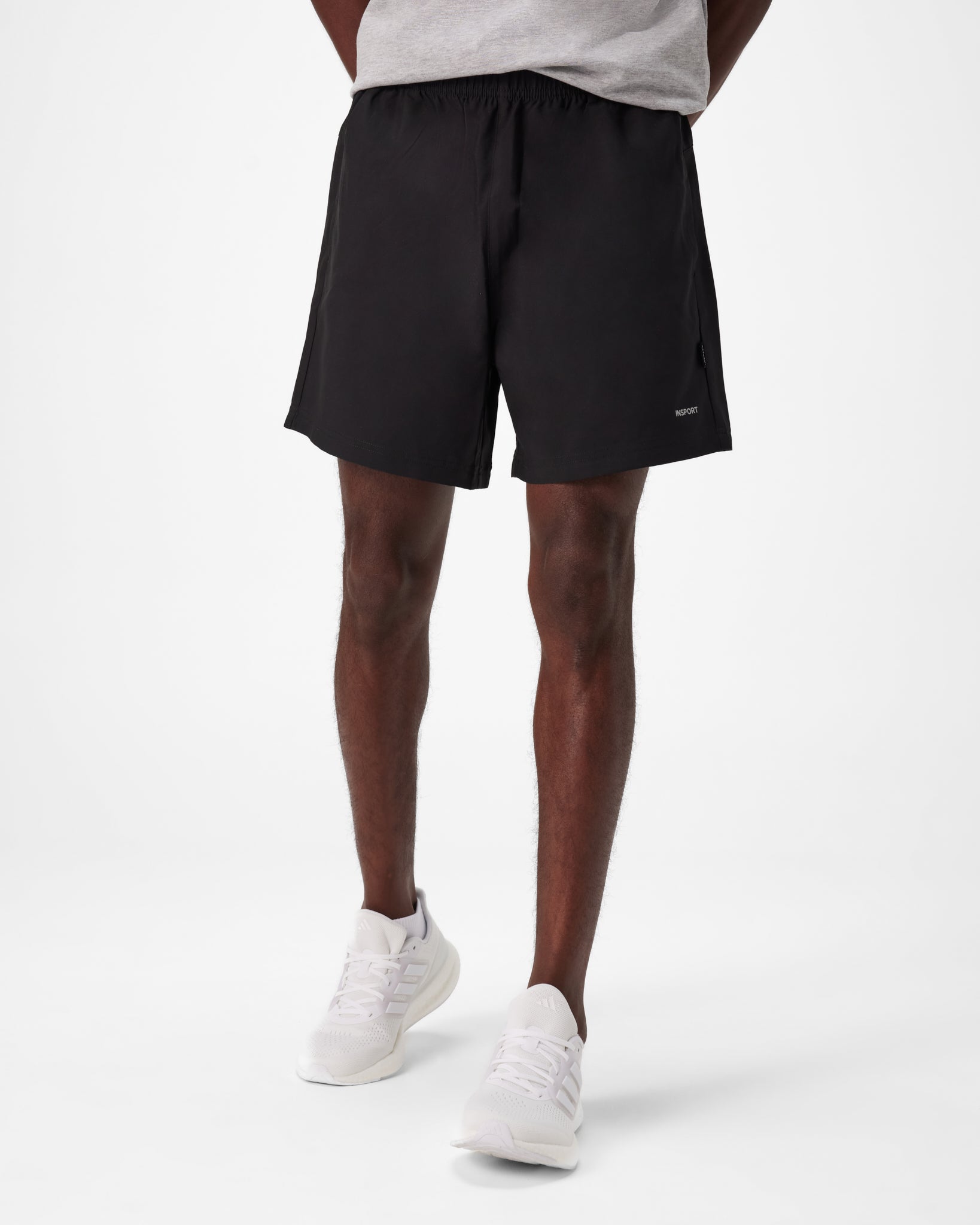 Insport Men's Active Black Shorts