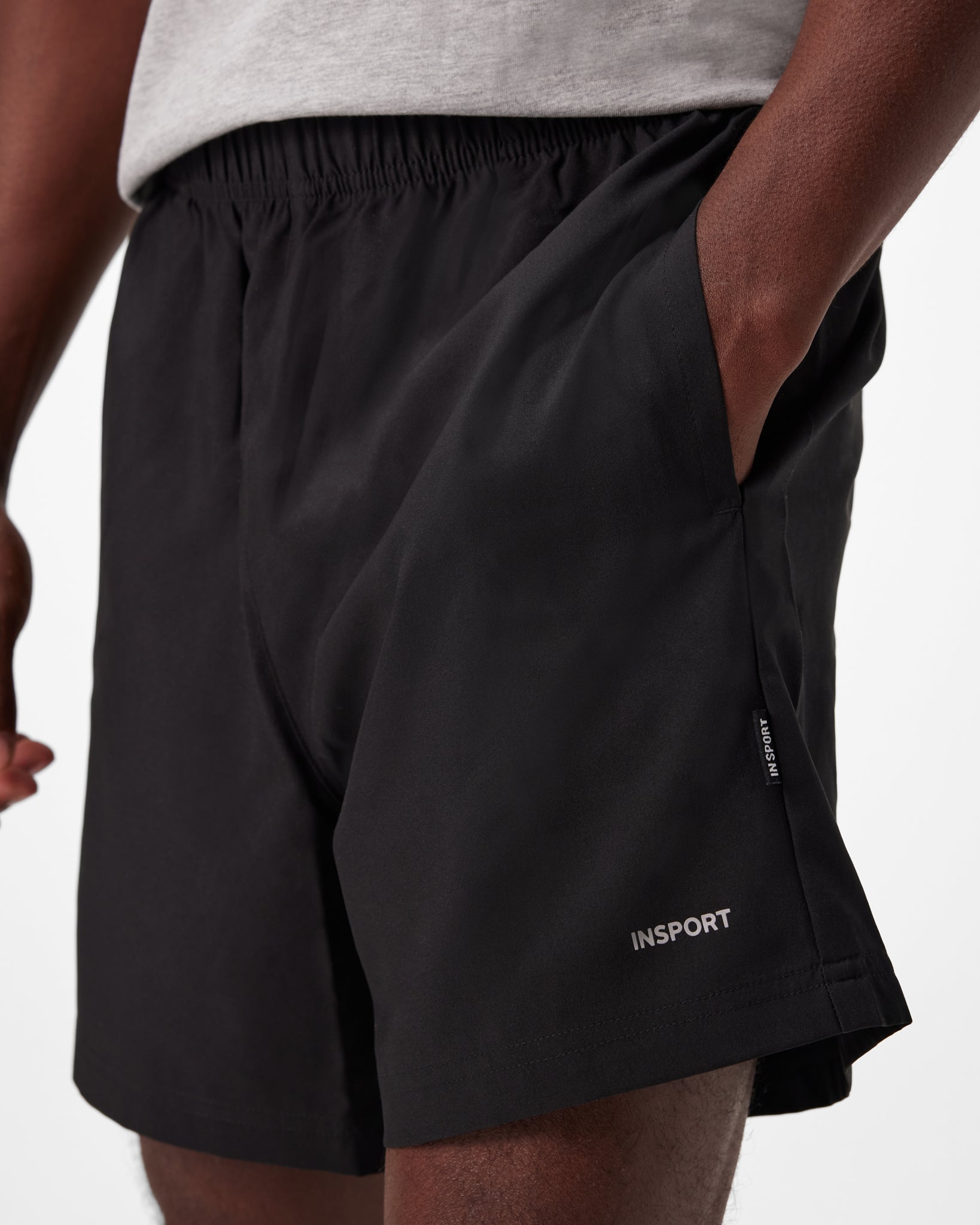 Insport Men's Active Black Shorts