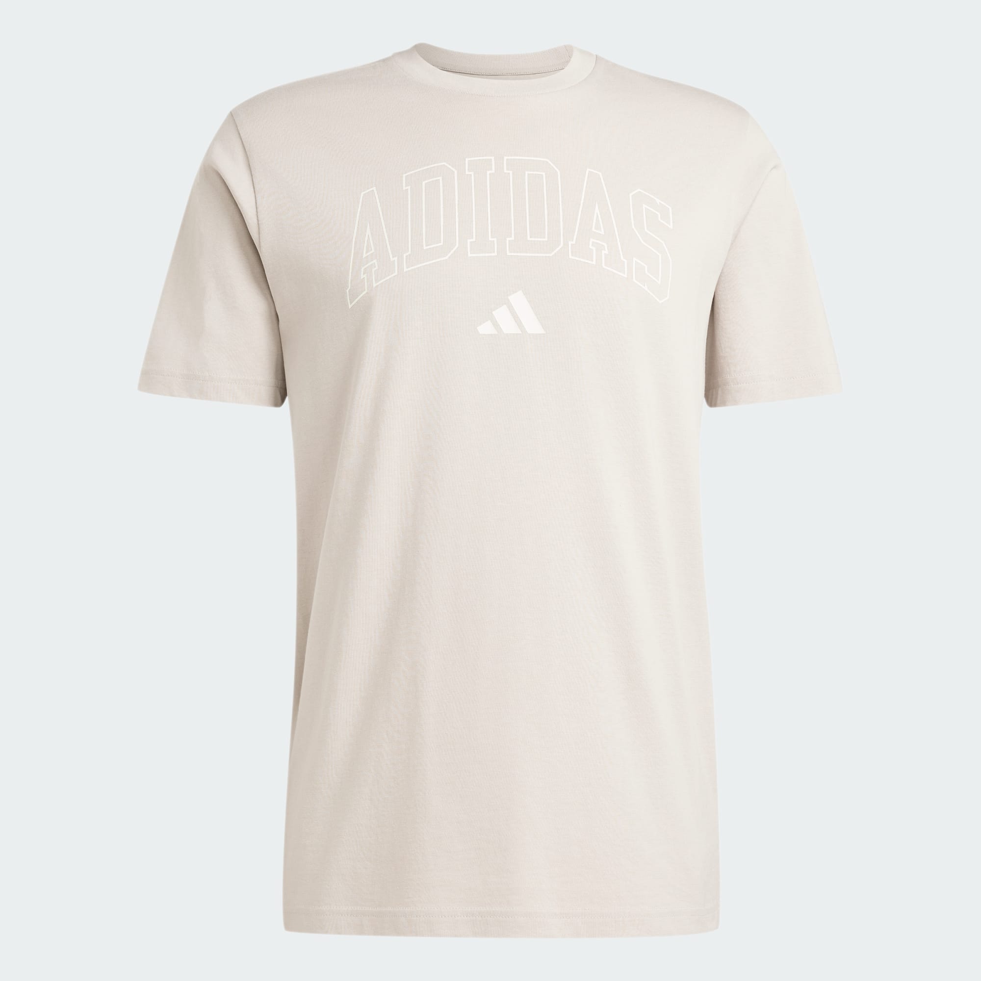 ADIDAS COLLEGIATE LINEAGE GRAPHIC BEIGE TEE