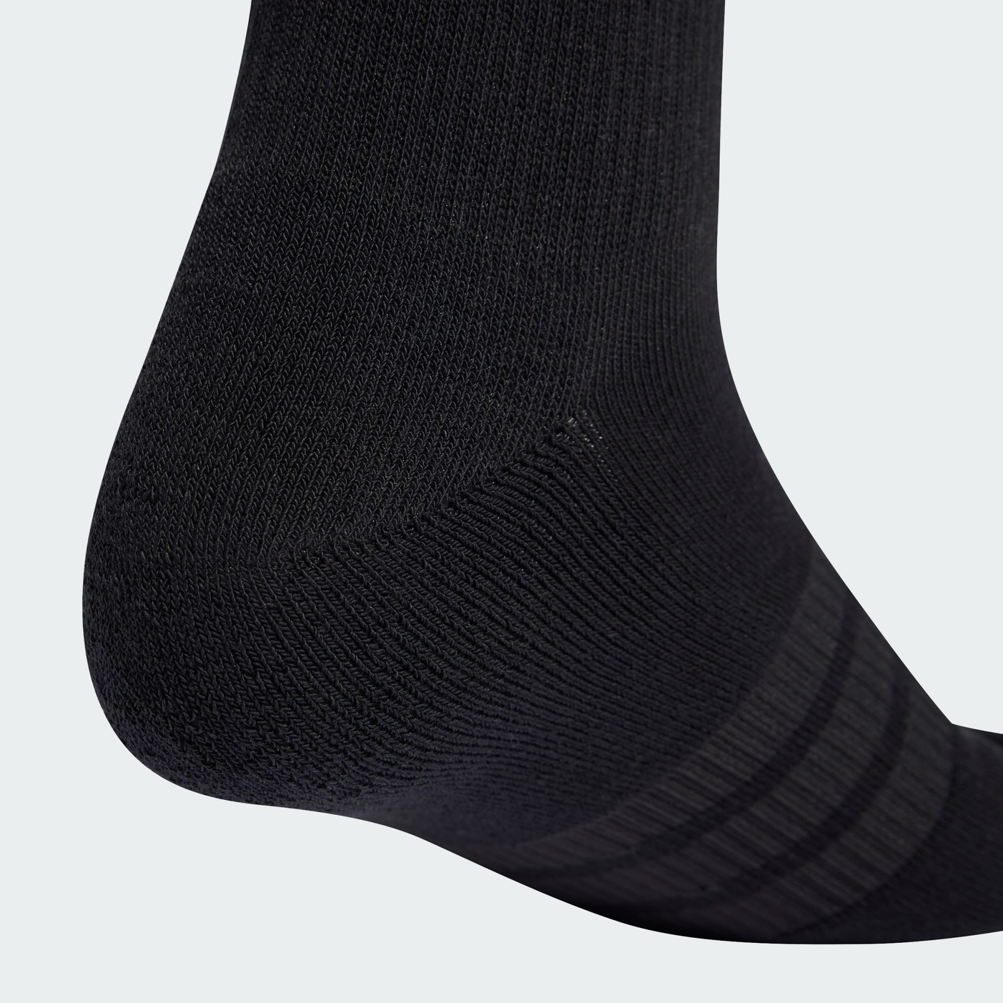 Adidas Unisex Cushioned Sportswear Crew 3 Pairs Black Socks