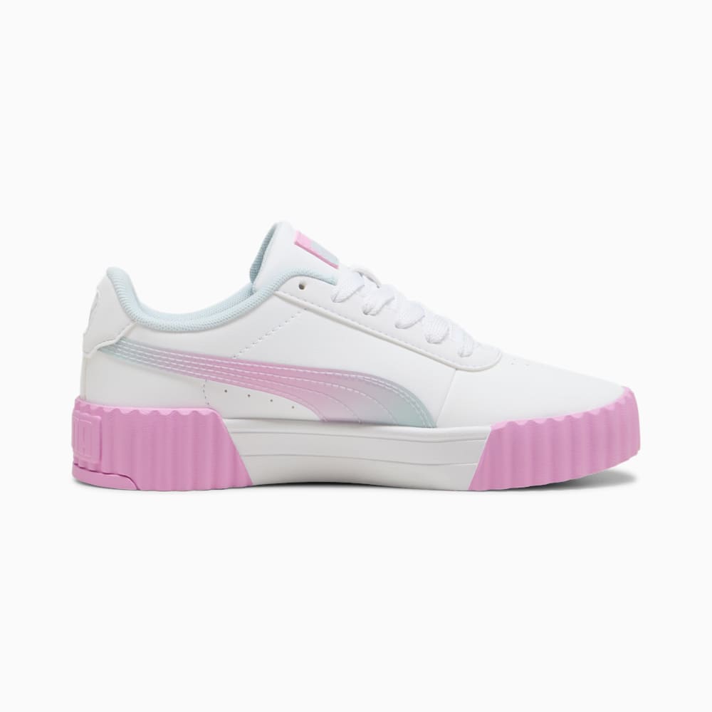 PUMA KID'S CARINA 3.0 FADED GLOW SNEAKERS GS WHITE/MAUVE SNEAKER SHOES