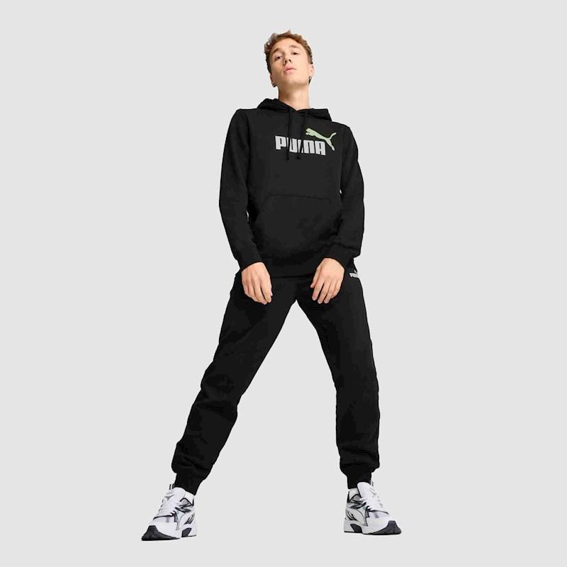 Puma Men's Essentials Big Logo Fleece Black Hoodie