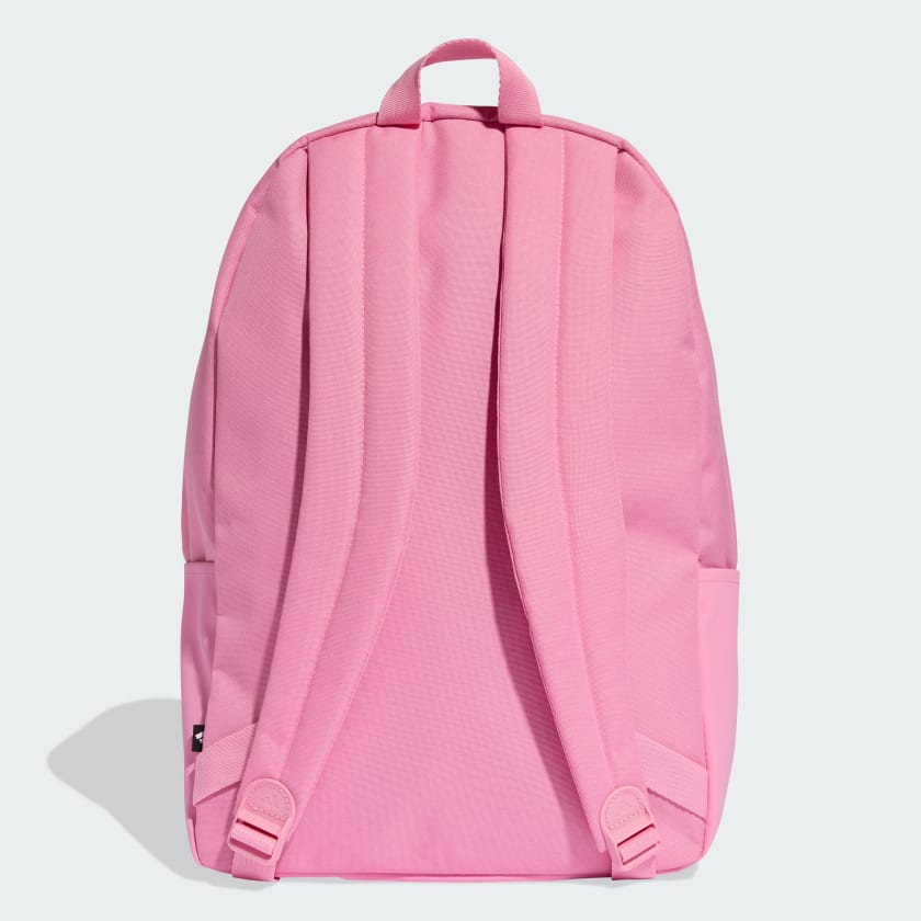 Adidas Classic 3 Bars Logo Pink Backpack