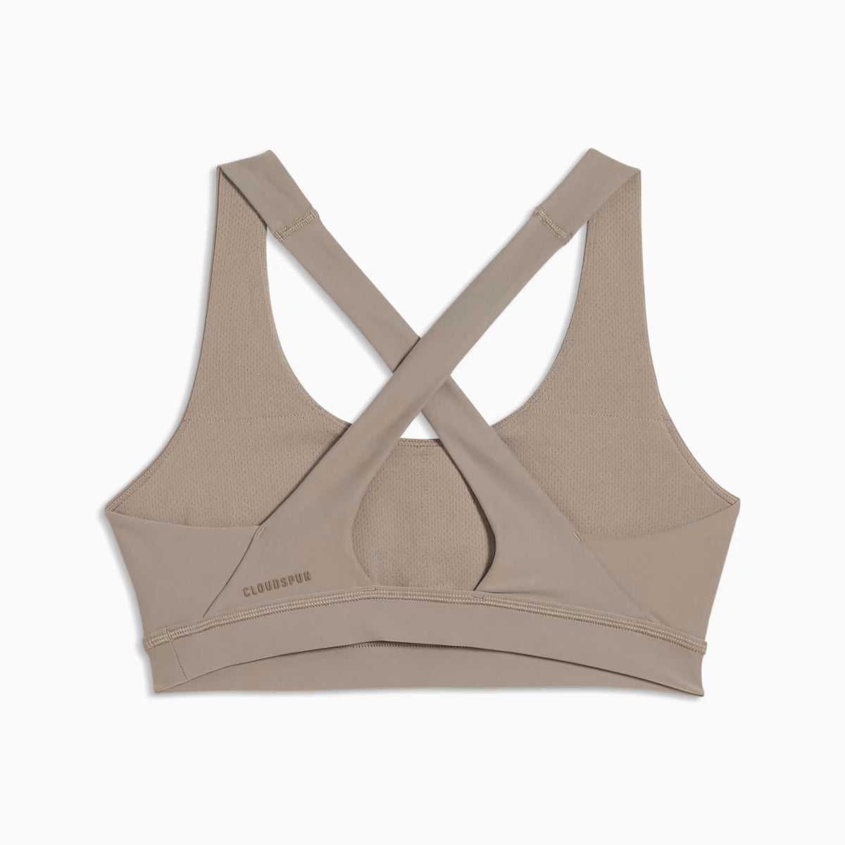 PUMA WOMEN'S CLOUDSPUN ULTRA SOFT MOUSE GREY BRA