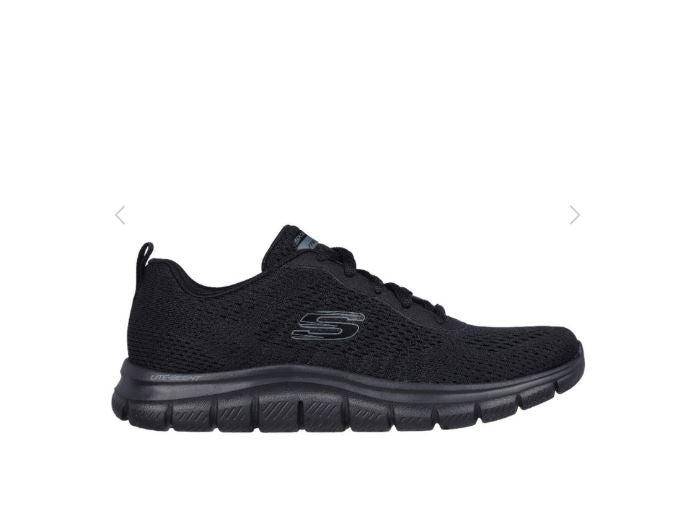 Sketchers Women's Track Staple Triple Black Walking Shoes