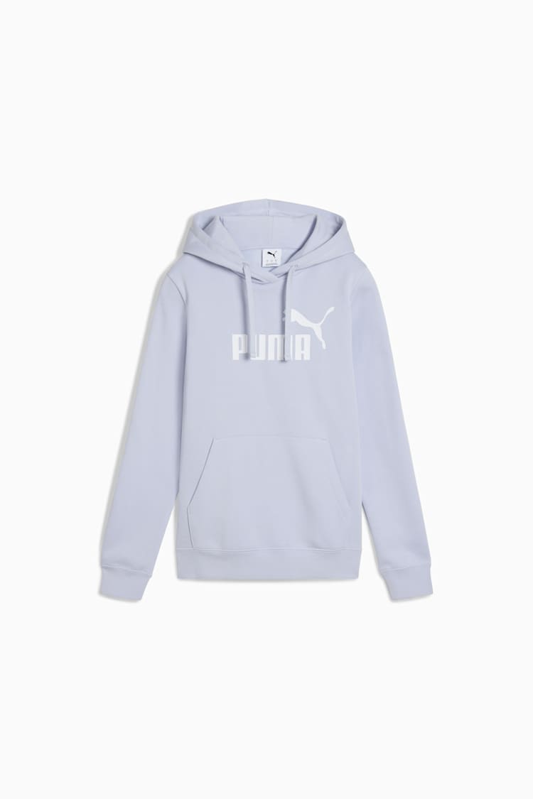 Puma Women's Essentials Logo Fleece Blue Hoodie