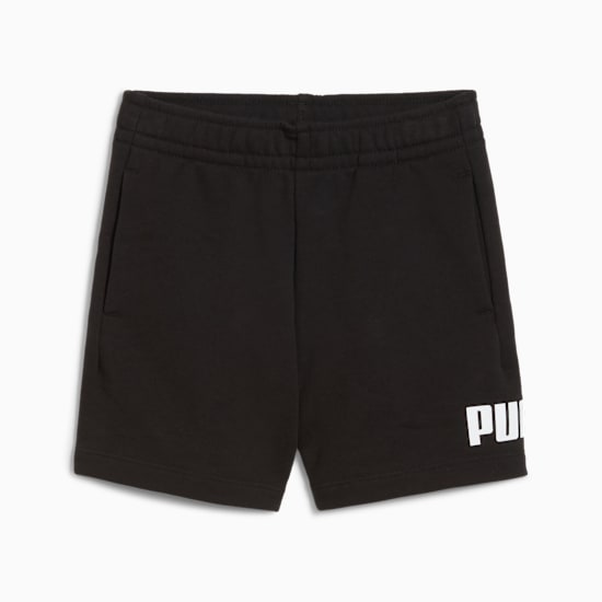 Puma Kid's Ess Logo No.1 French Terry Black Short