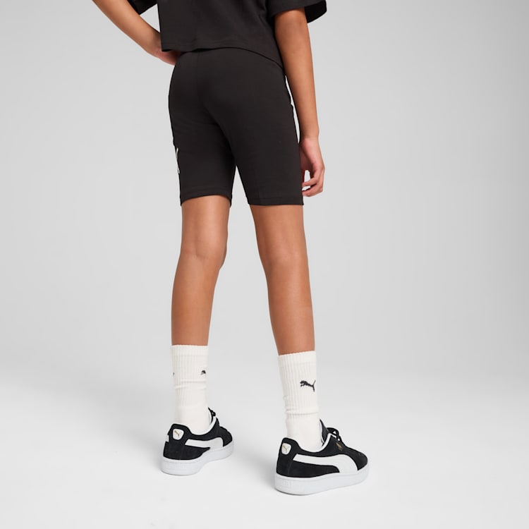 Puma Kid's Ess No.1 Logo Black Bike Short Leggings