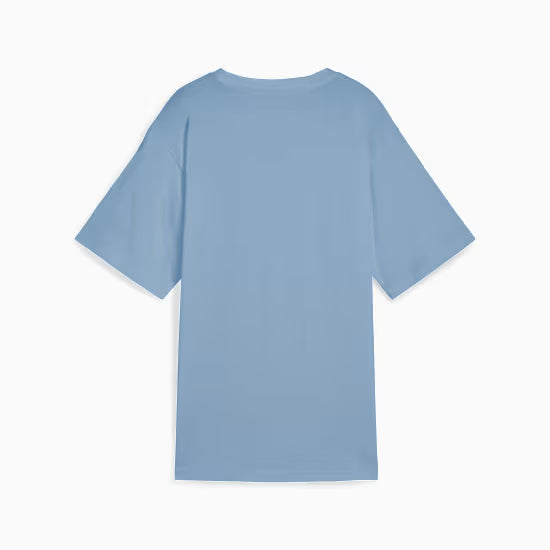 Puma Womens Essentials Relaxed Blue Tee