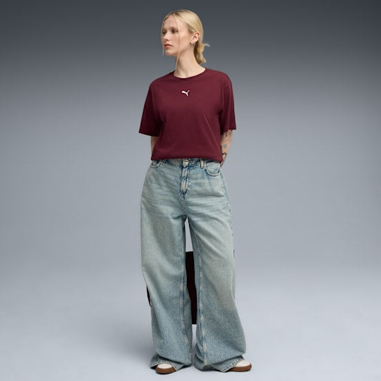 Puma Women's Essentials Relaxed Ruby Tee