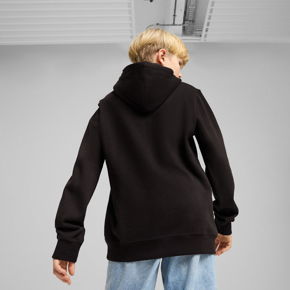 Puma Kid's Essentials 2colour Fleece Black Hoodie