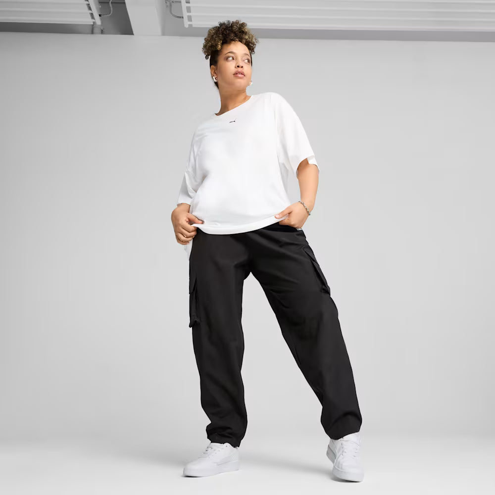 Puma Women's Essentials Relaxed White Tee