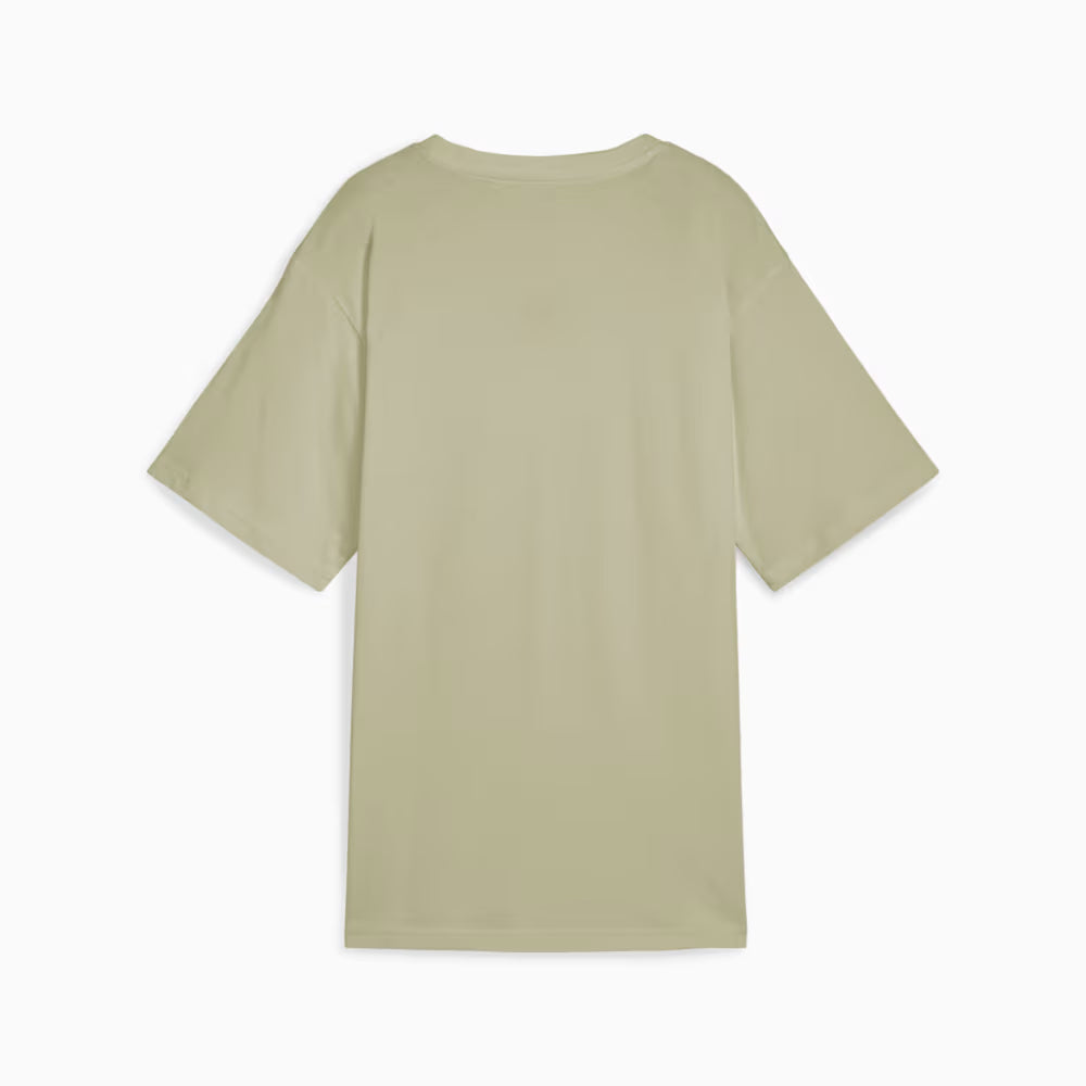 Puma Women's Essentials Relaxed Lux Army Tee