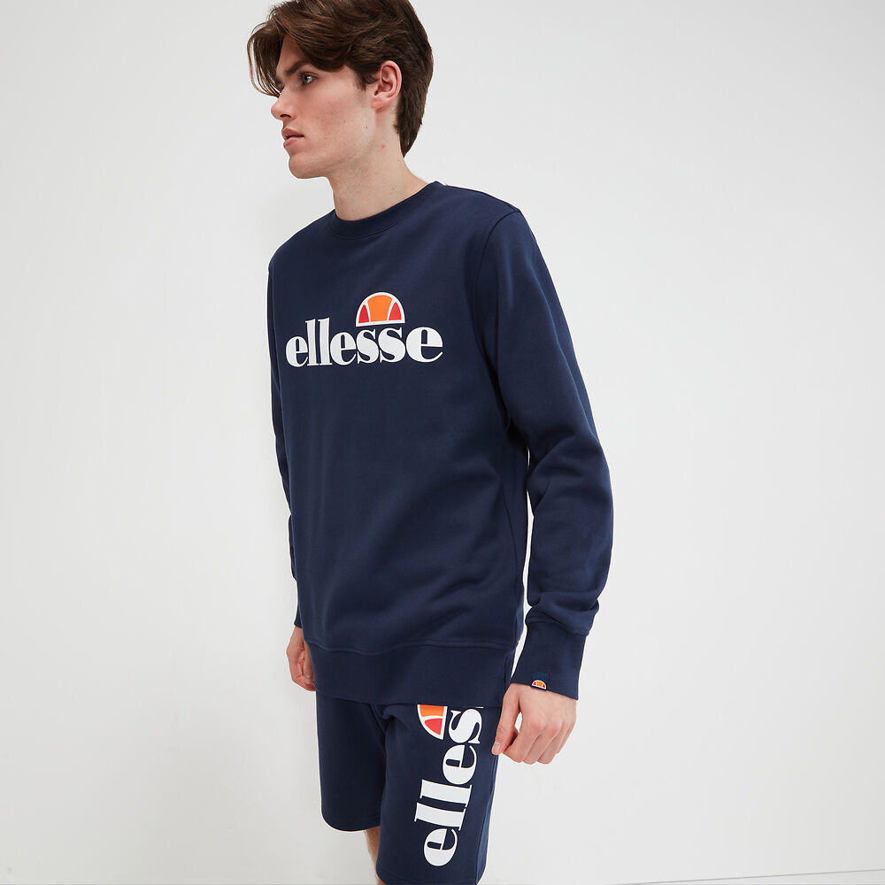Ellesse Men's Succiso Navy Crew