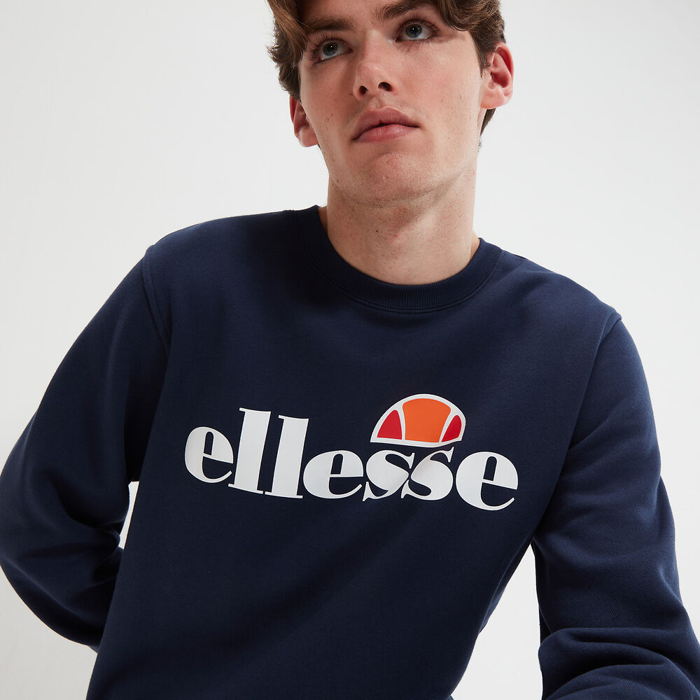 Ellesse Men's Succiso Navy Crew