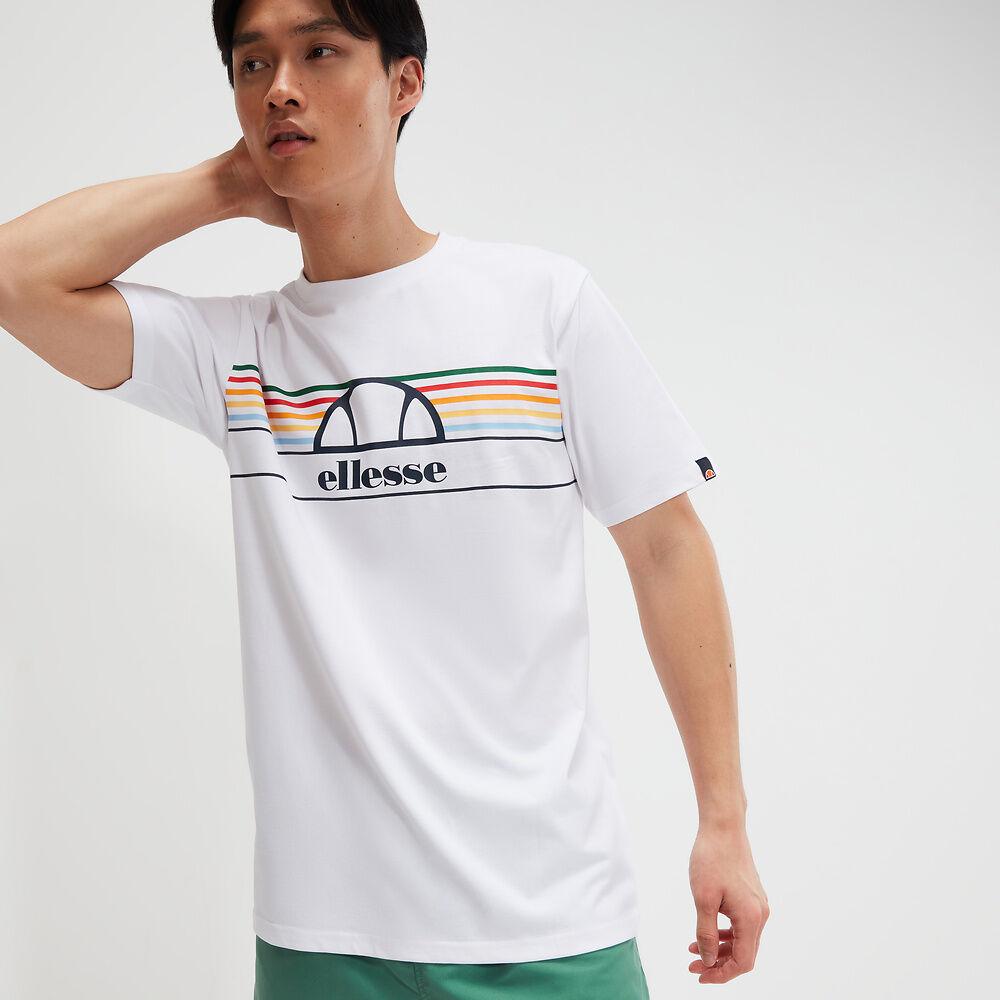 Ellesse Men's Lentamente White Tee