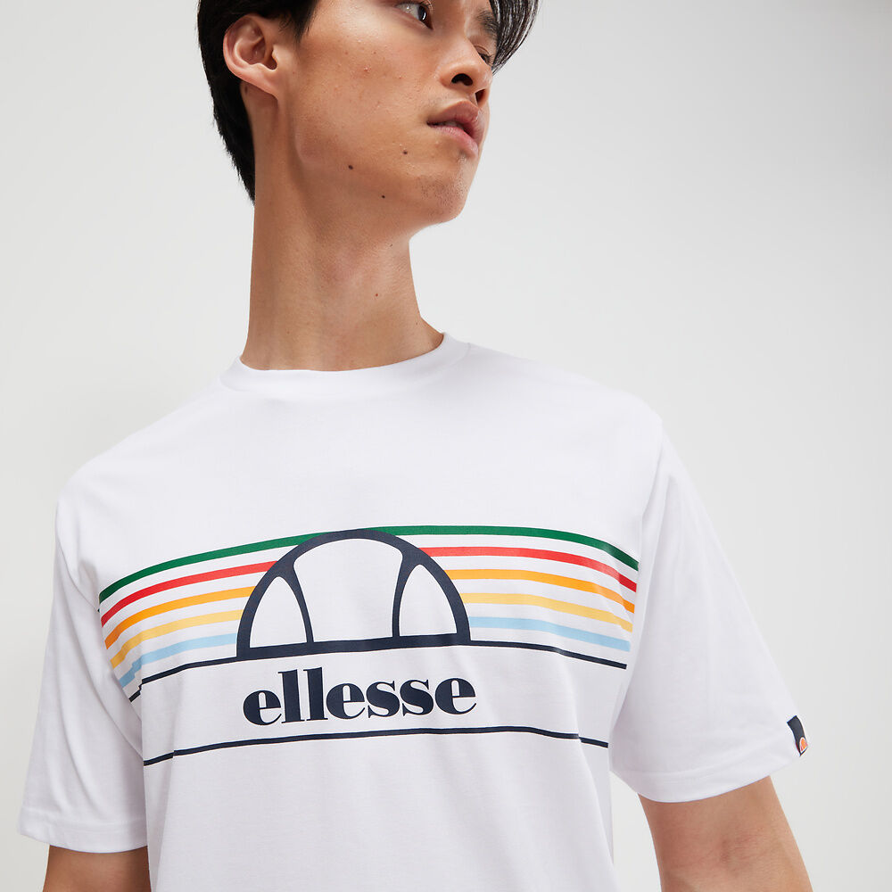 Ellesse Men's Lentamente White Tee