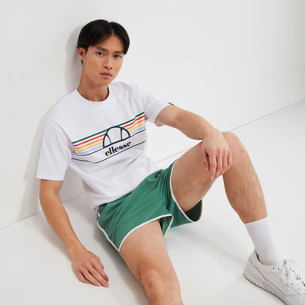 Ellesse Men's Lentamente White Tee