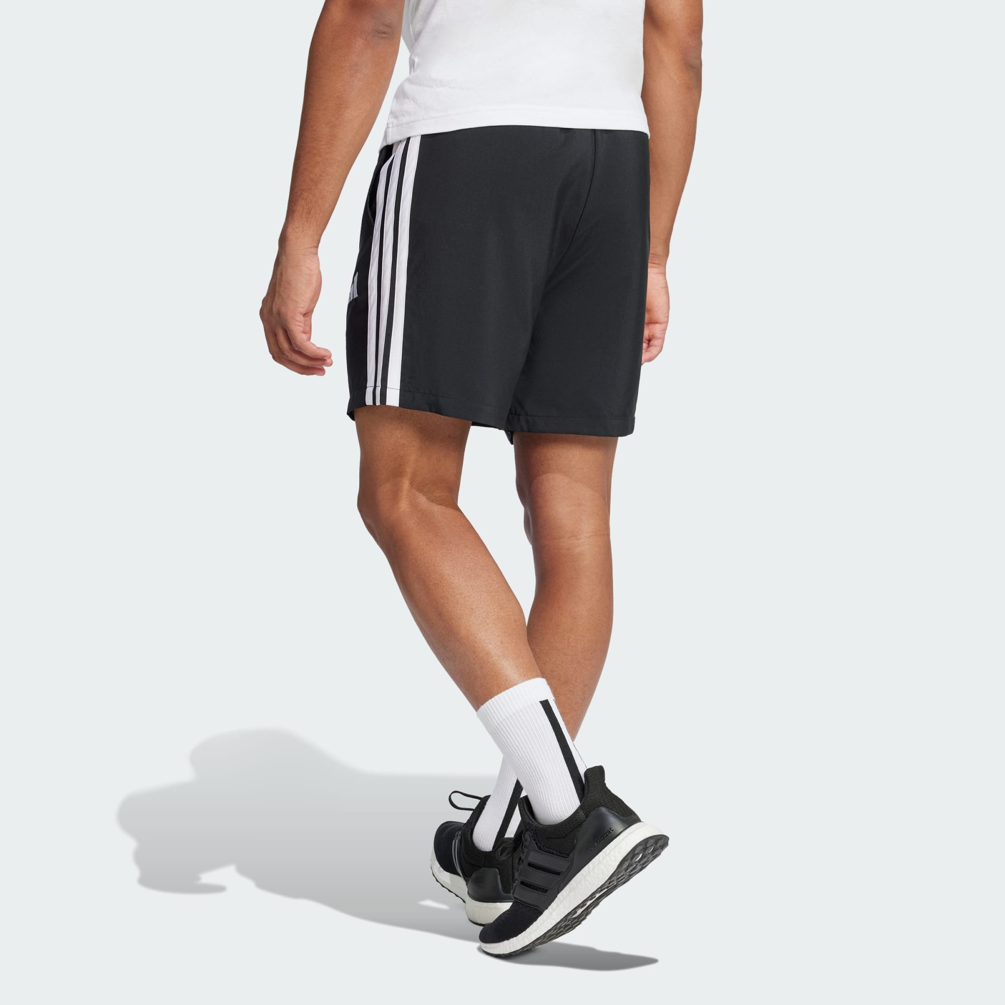 Adidas Men's 3-Stripes Chelsea Black Short