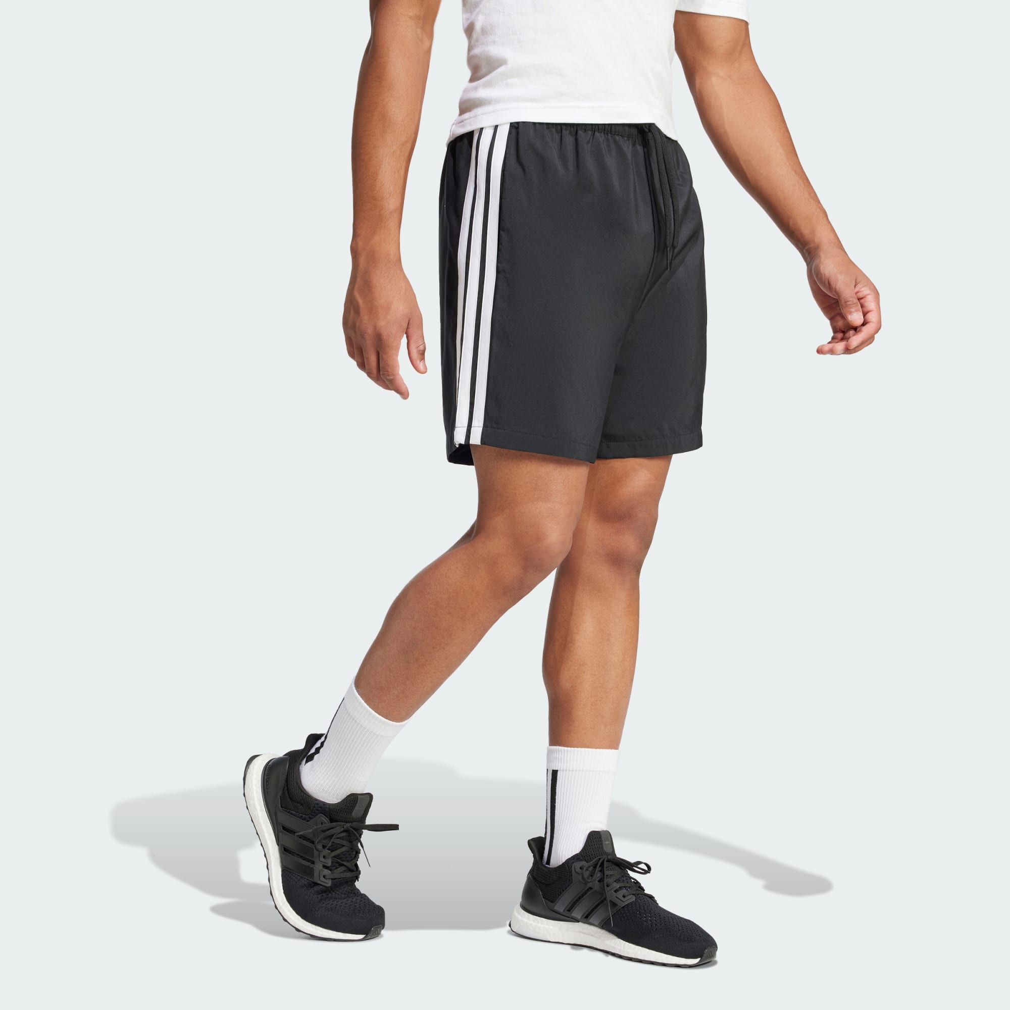 Adidas Men's 3-Stripes Chelsea Black Short