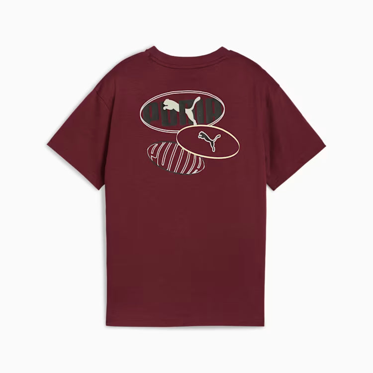 Puma Kid's Essentials Logo Lab Ruby Tee