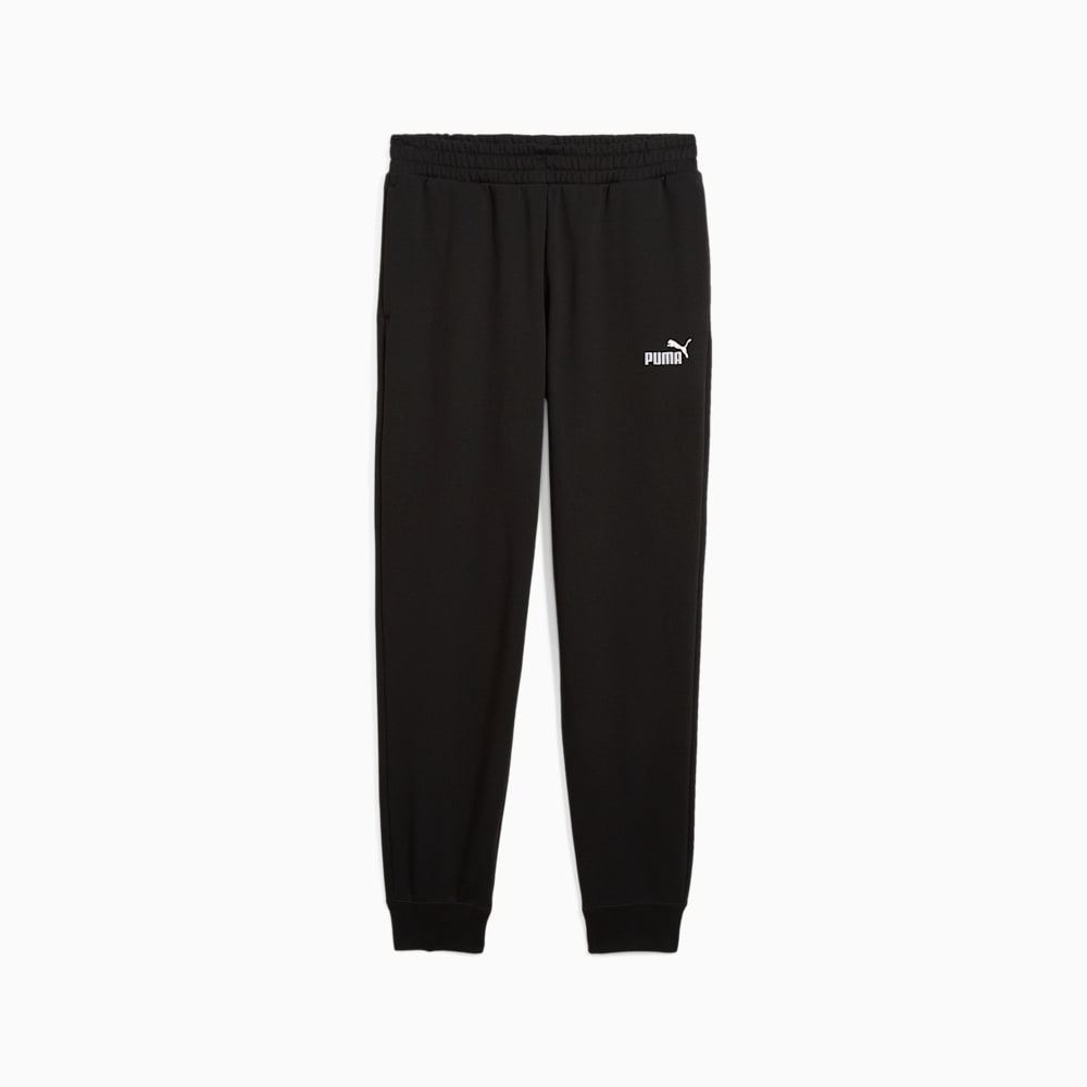 Puma Men's Essentials Logo Fleece Black Trackpants
