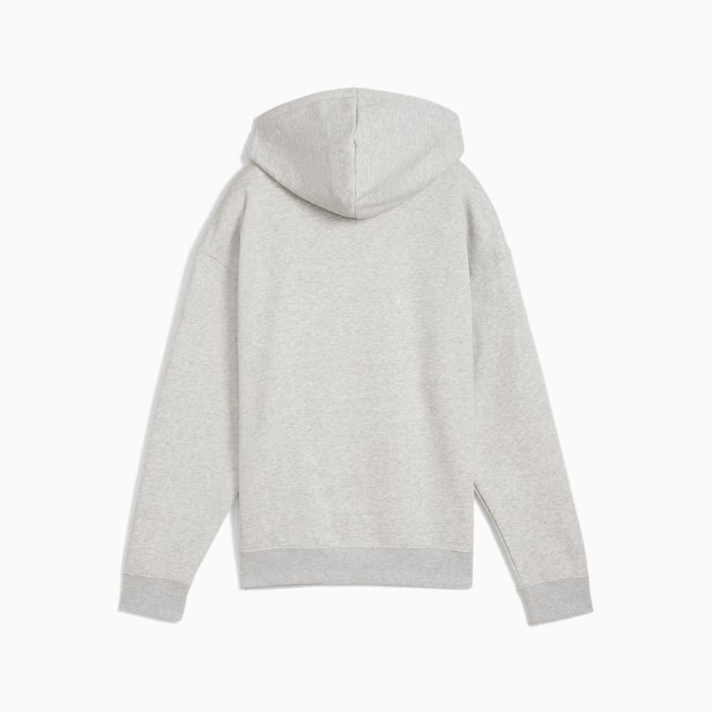 Puma Women's Essentials Comfort Fleece Grey Hoodie