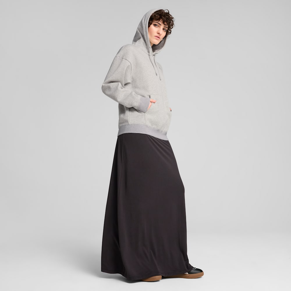 Puma Women's Essentials Comfort Fleece Grey Hoodie