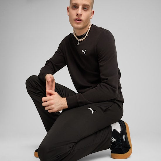 Puma Men's Essentials Woven Black Pant