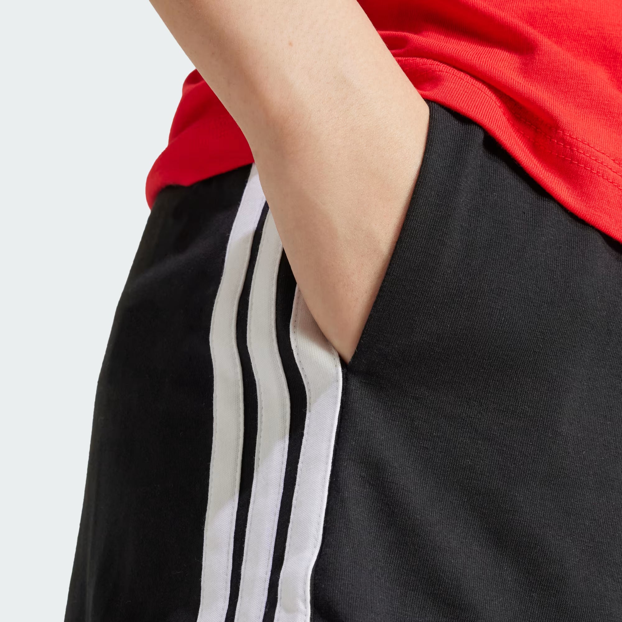 Adidas Women's 3-Stripes Woven Black Short