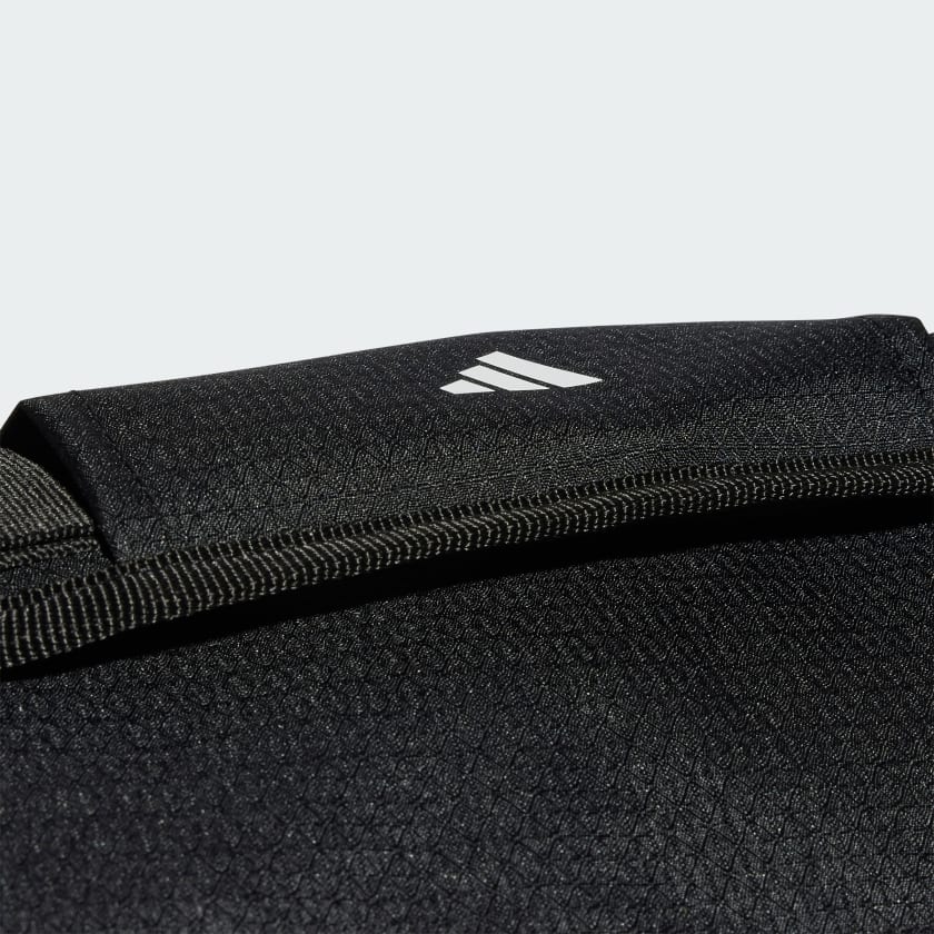 Adidas 3-Stripe Medium Black Duffle Bag