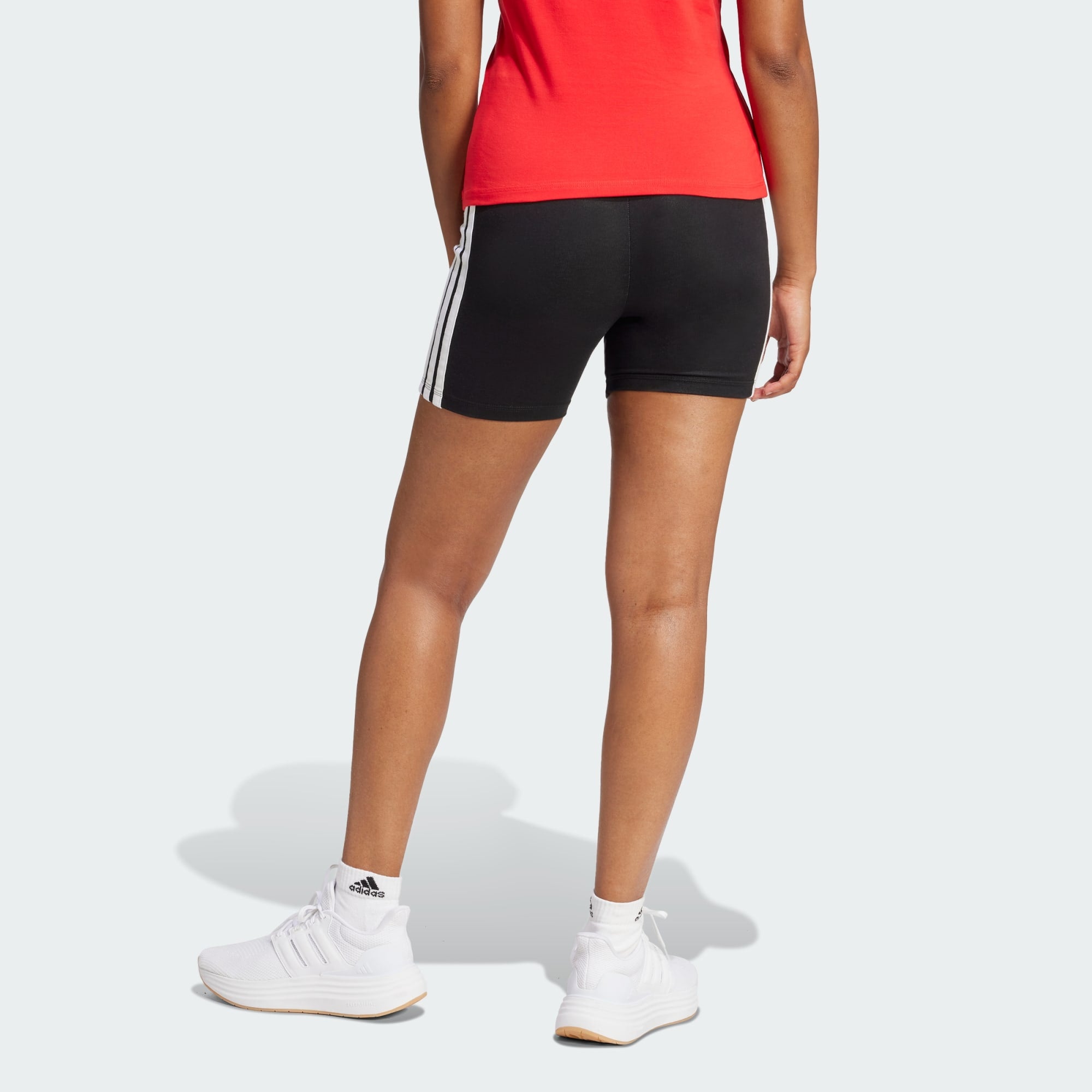 Adidas Women's 3-Stripes High Waisted Black Bike Short