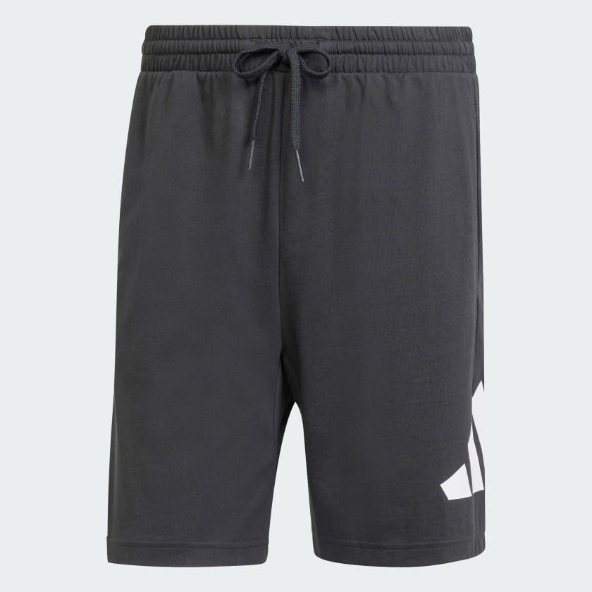 Adidas Men's Big Logo French Terry Black Short