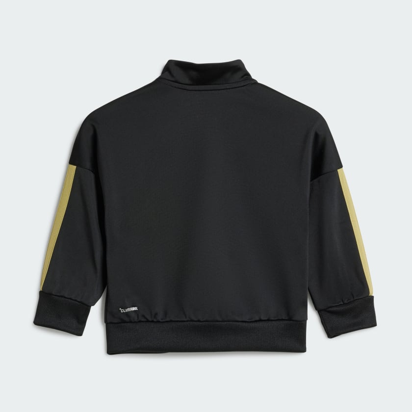 Adidas Kid's 3-Stripes Climacool Black/Gold Tracksuit Set