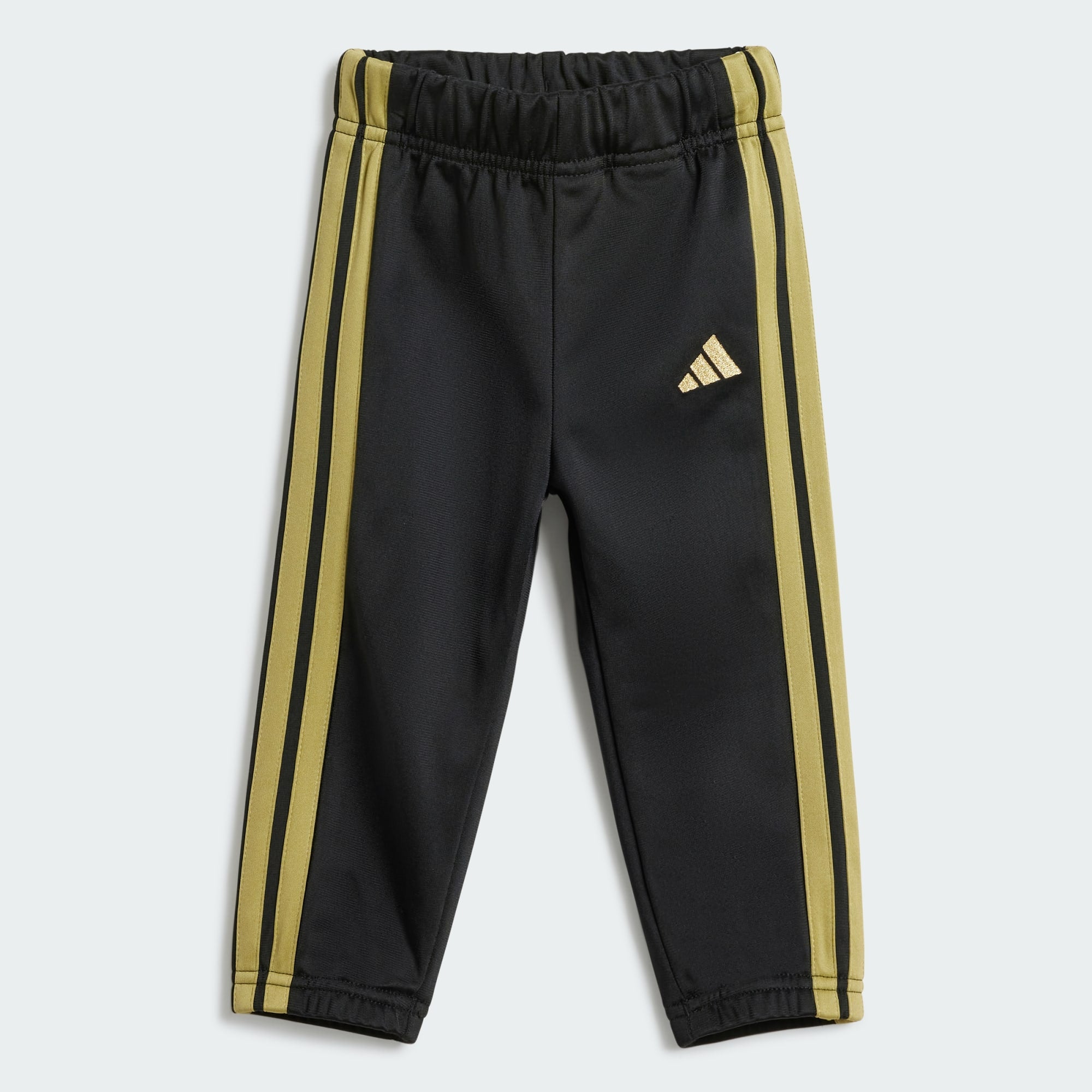 Adidas Kid's 3-Stripes Climacool Black/Gold Tracksuit Set