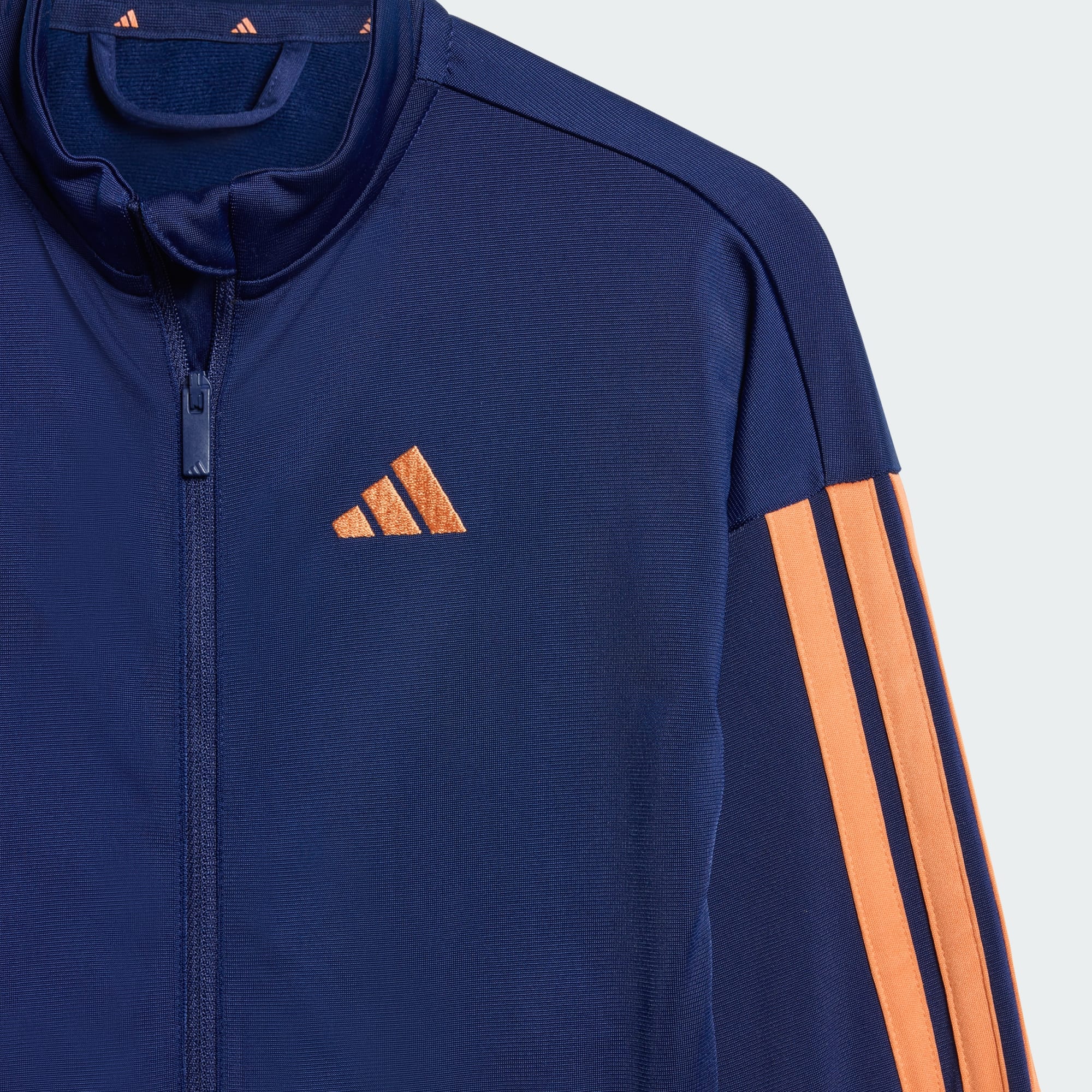 Adidas Kid's Essentials Climacool Navy/Orange Tracksuit Set