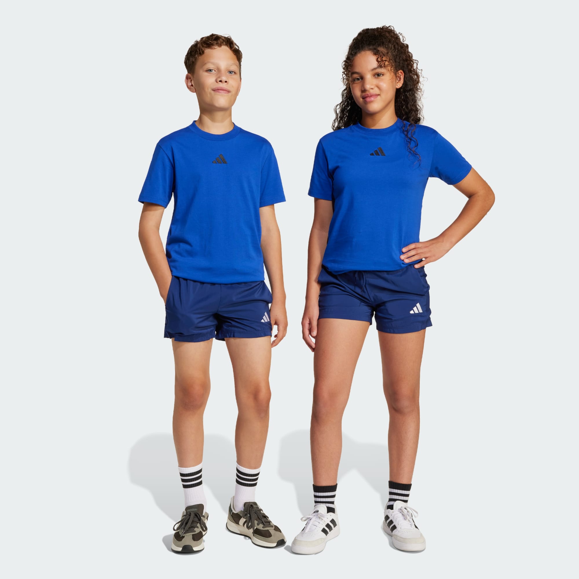 Adidas Kid's Small Logo Chelsea Dark Blue Short