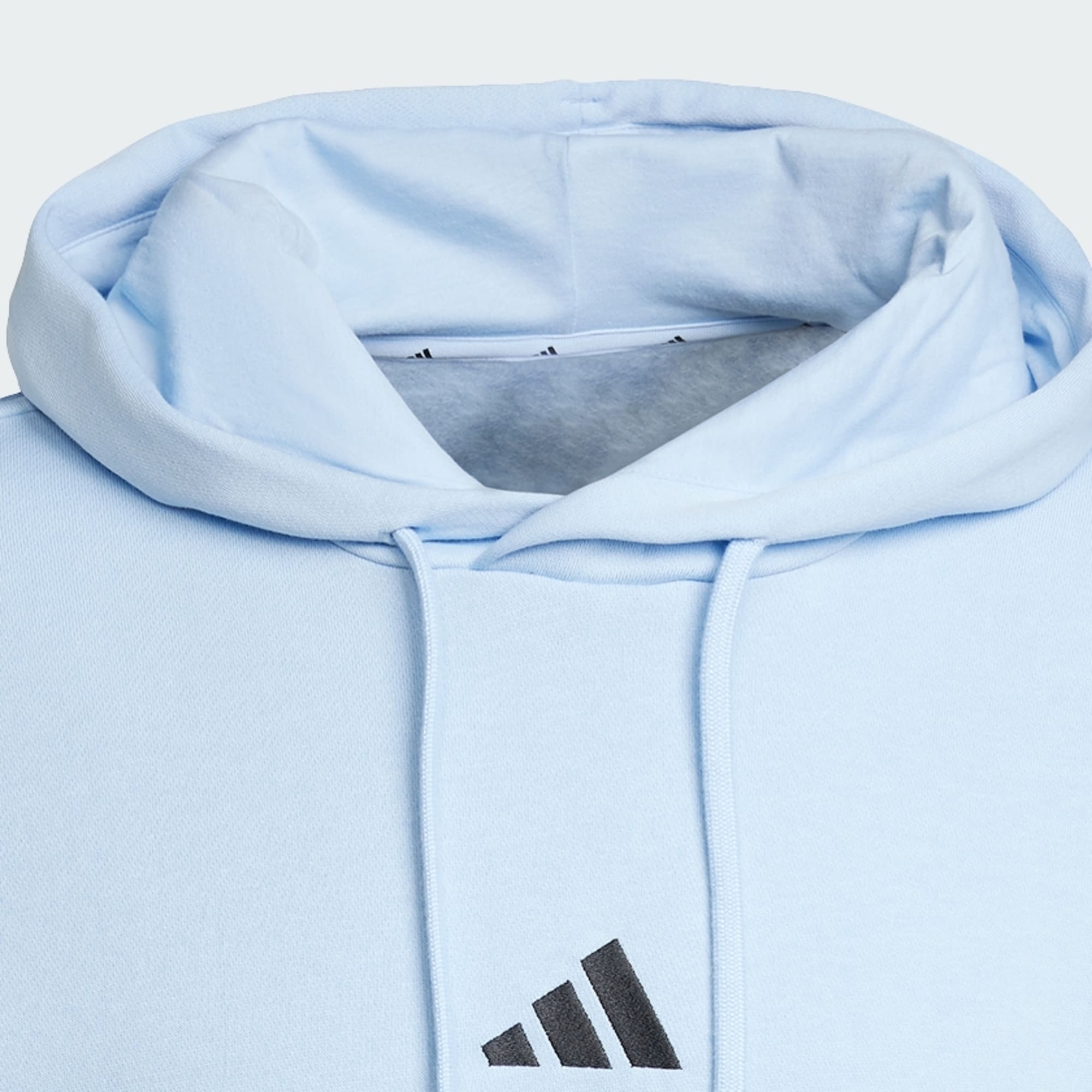 Adidas Men's Feelcozy Fleece Blue Hoodie