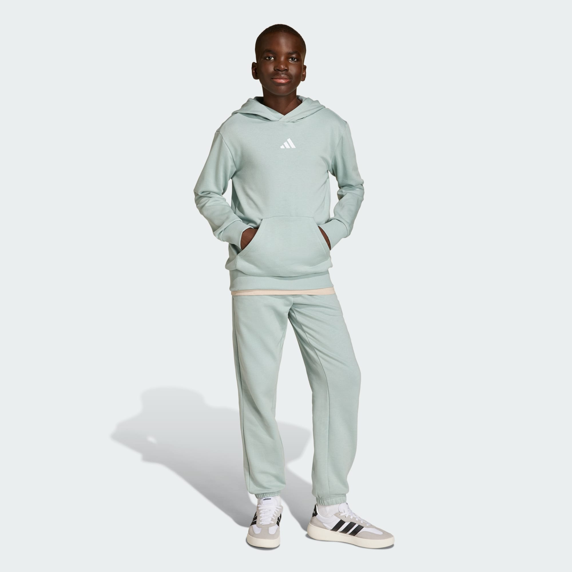 ADIDAS KID'S ESSENTIALS FLEECE SAGE HOODIE