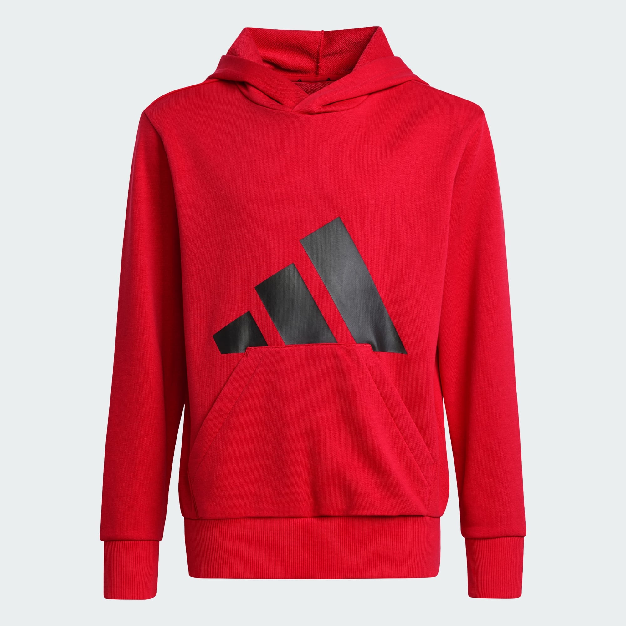 ADIDAS KID'S ESSENTIALS BIG LOGO FRENCH TERRY RUBY HOODIE
