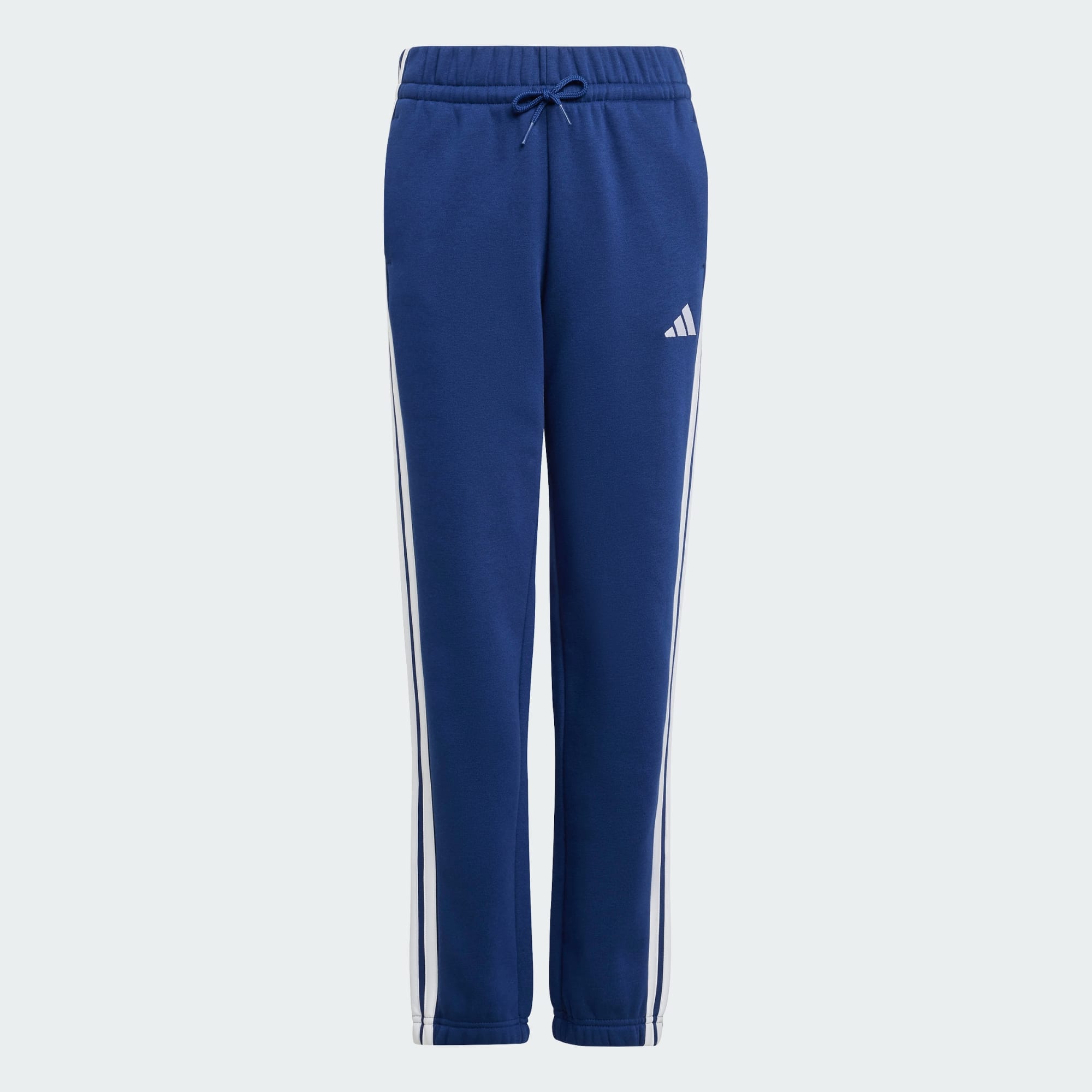 Adidas Kid's Essentials 3-Stripes Blue Trackpants