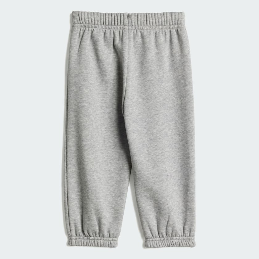 Adidas Kid's Essentials Joggers Fleece Pink/Grey Tracksuit Set