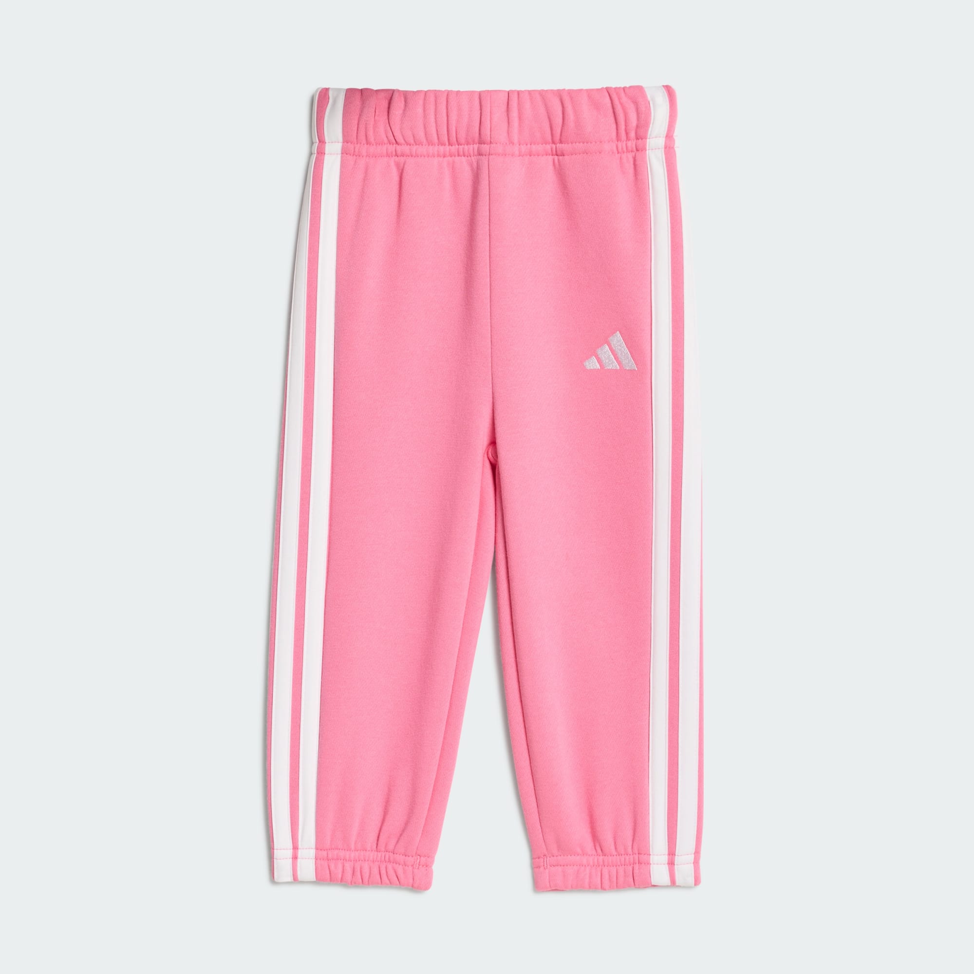 Adidas Kid's Essentials Joggers Pink/White Tracksuit Set