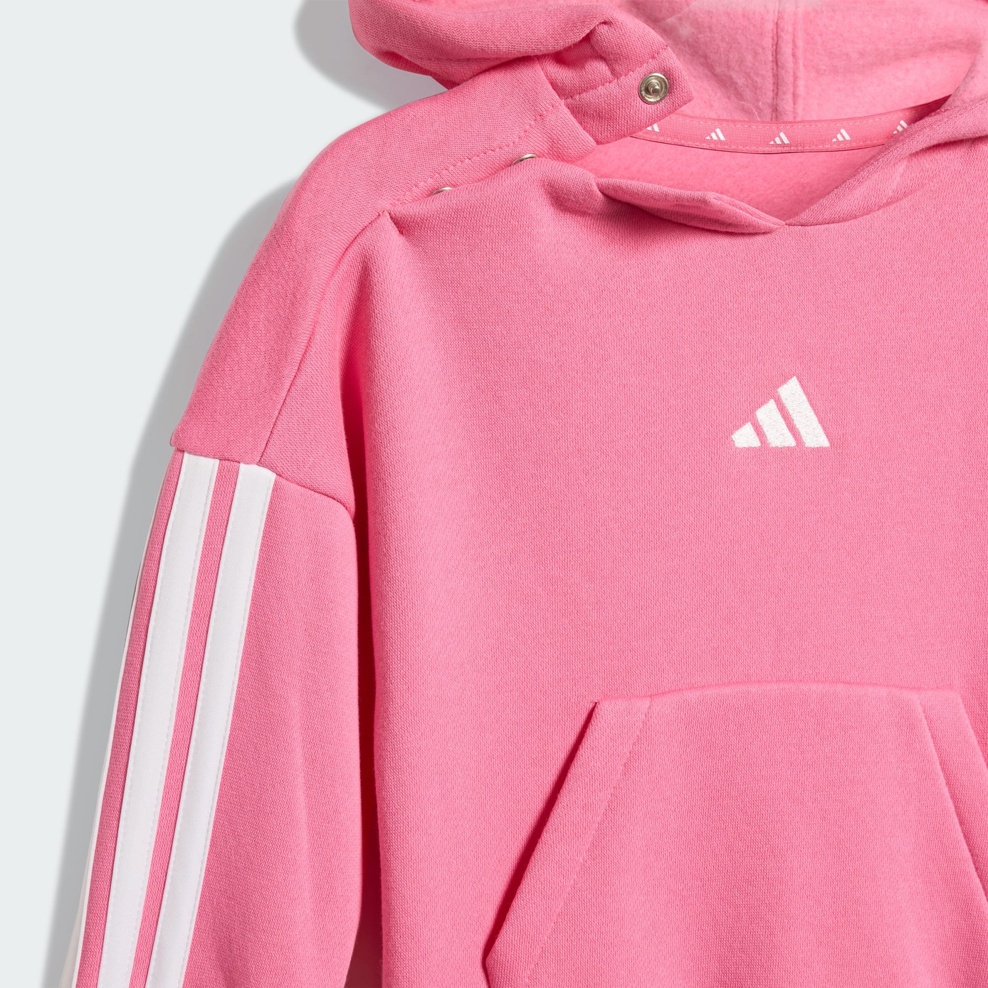 Adidas Kid's Essentials Joggers Pink/White Tracksuit Set