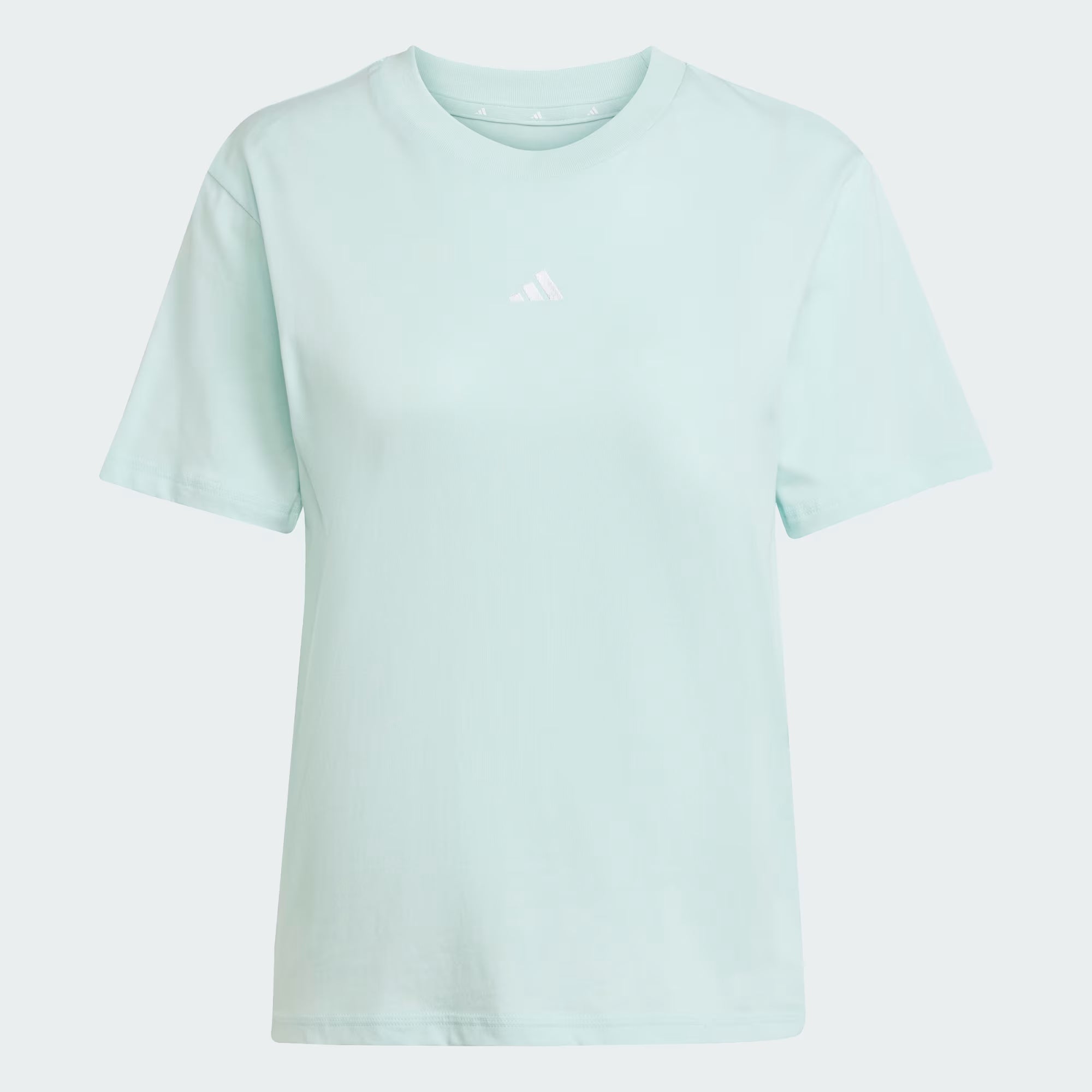 Adidas Women's Essentials Small Logo Mint Tee