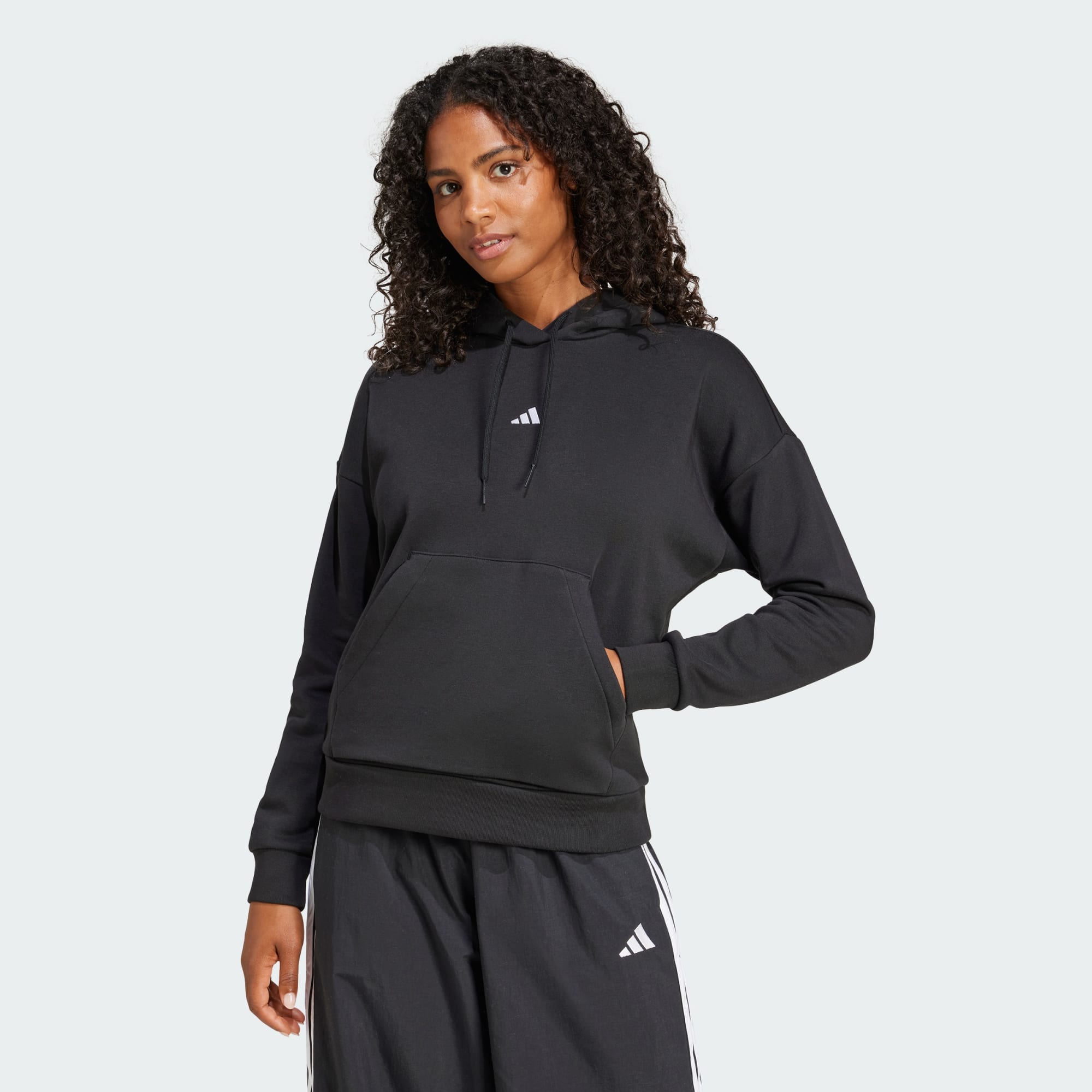 Fleece Hoodie Adidas Black Hoodie Women's ADIDAS WOMEN'S